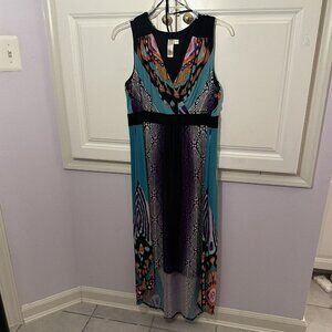 Emma And‎ Michelle Multicolored Dress Size Large